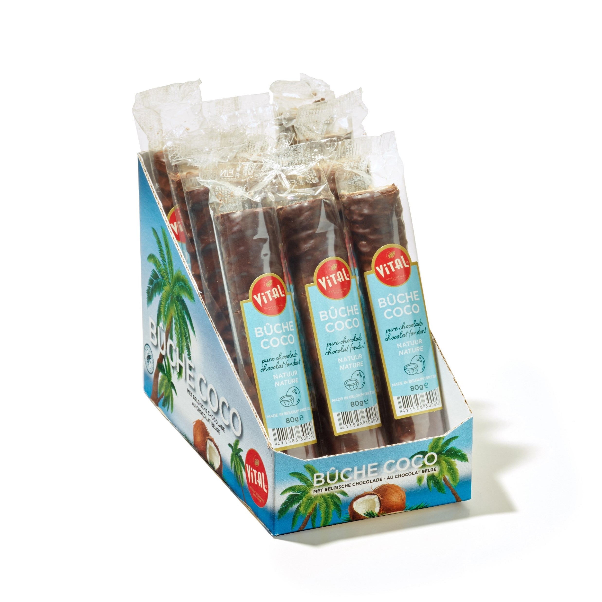 Bûche Coco met Chocolade