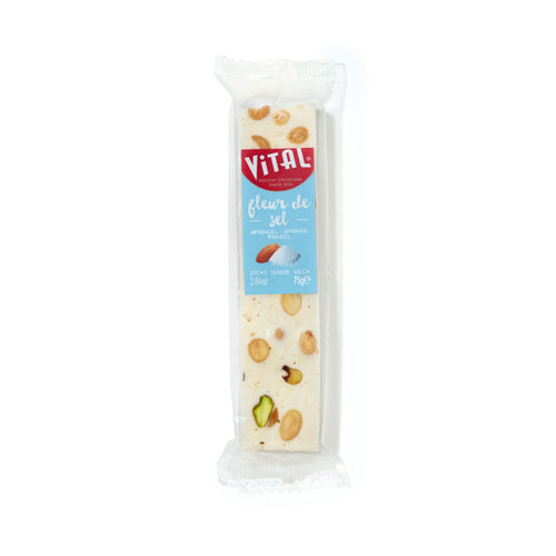 Soft Nougat Bars 75g Fleur-de-Sel de Guérande 10+2 pcs 