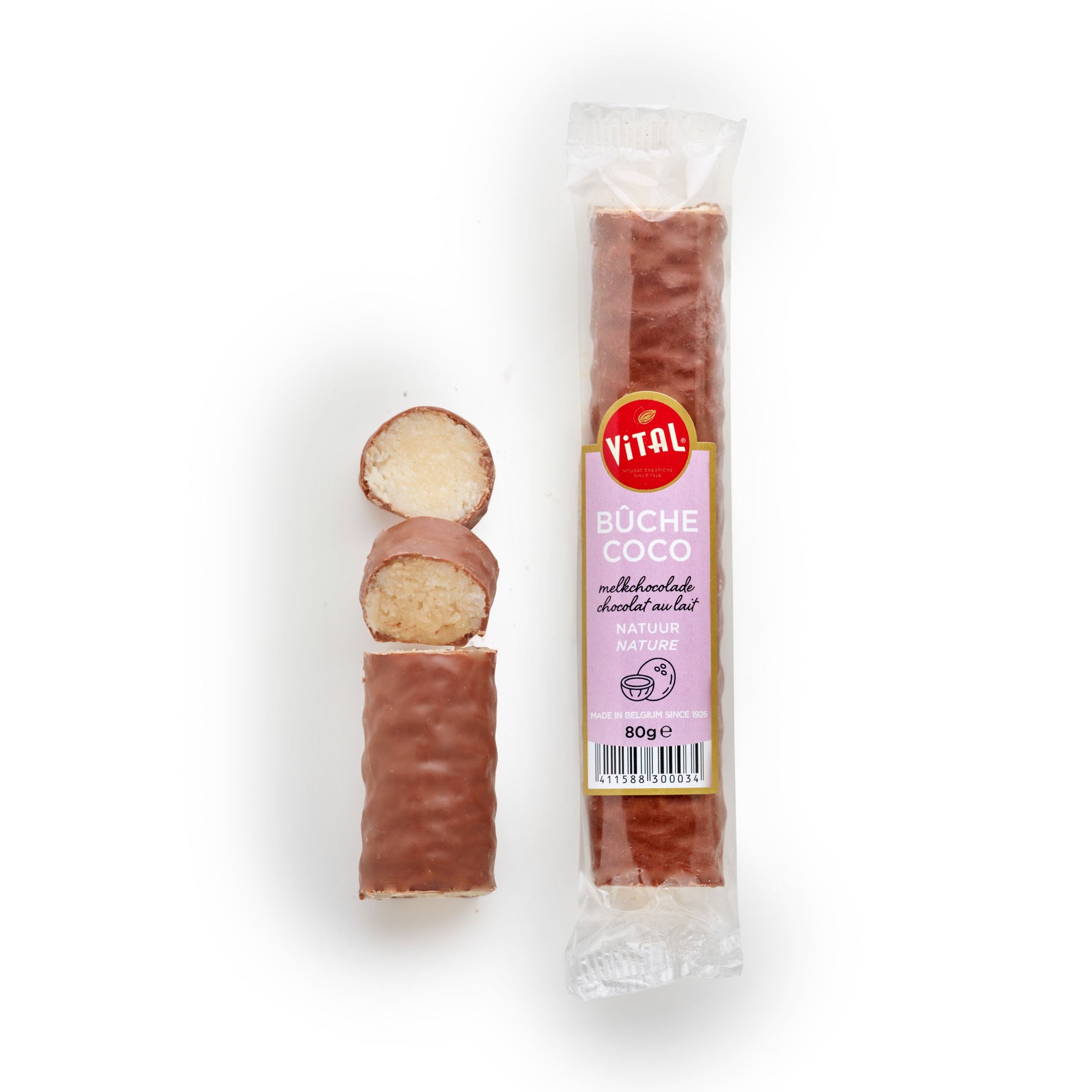 Buche Coco 80g Melkchocolade Natuur