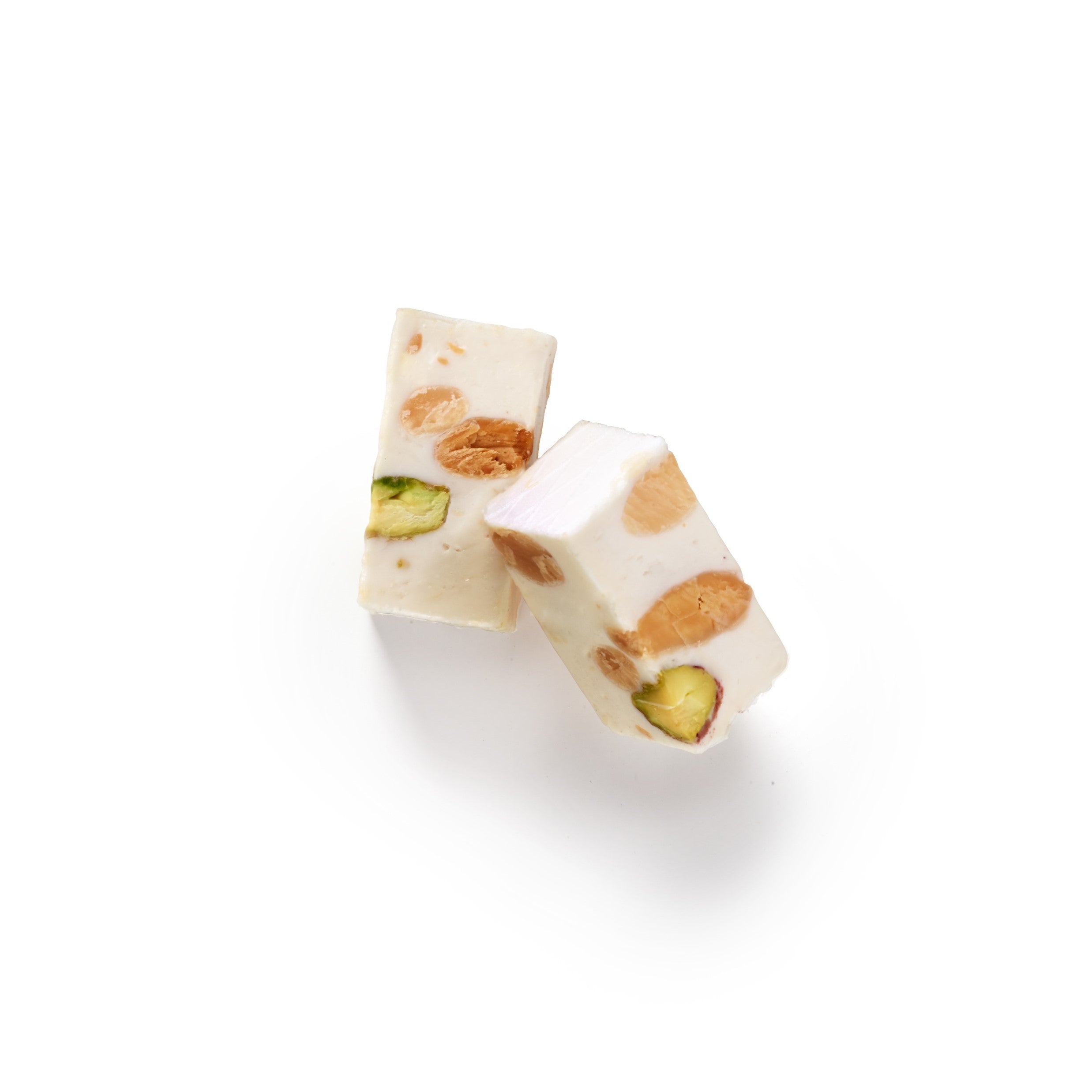 Zachte Nougat 8g Amandel en Pistache Bulk Onverpakt 1kg (125 stuks)